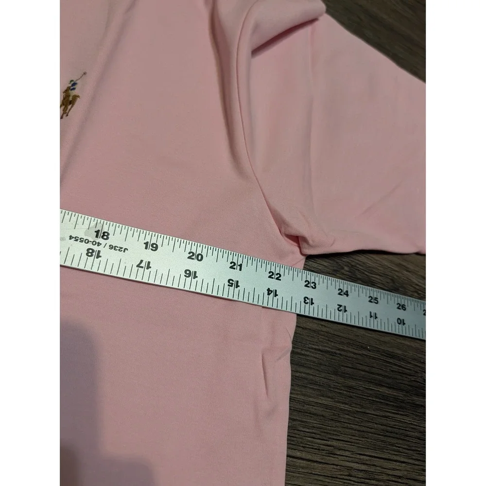 Polo Ralph Lauren Mens Pink Short Sleeve Polo Shirt Large Tall LT